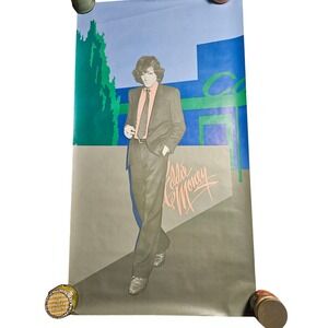 Eddie Money No‎ Control Vintage 1982 Large Promo Poster 26.5x48 CBS Pop Rock Ad